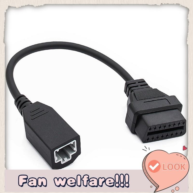 Obd2 สายเคเบิลอะแดปเตอร์ OBD1 OBD2 OBDII สําหรับ Honda 3 Pin เป็น 16 Pin