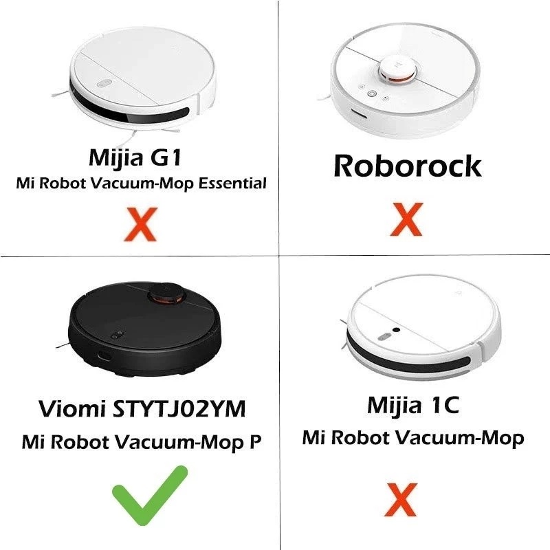 แปรงปัดฝุ่นข้าง สำหรับ Xiaomi Mop P STYTJ02YM/3C/B106CN/B106GL/SE/E10/2S/S12/T12 thumbnail 7