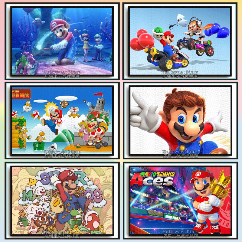 📣พร้อมส่ง📣【Mario】jigsaw puzzle-จิ๊กซอว์-300-1000-ชิ้น- ชิ้นของเด็ก จิ๊กซอว์ไม้ 1000 ชิ้น จิ๊กซอว์ 1000 ชิ้นสำหรับผู้ใหญ่ จิ๊กซอ จิ๊กซอว์ 500 ชิ้น🧩221-8 จิ๊กซอว์ 1000 ชิ้น สำหรับ ผู้ใหญ่ ตัวต่อจิ๊กซอว์ จิ๊กซอว์ การ์ตูน