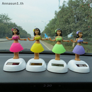 Annasun เครื่องประดับรถพลังงานแสงอาทิตย์เต้นรําแกว่งสาวแดชบอ…