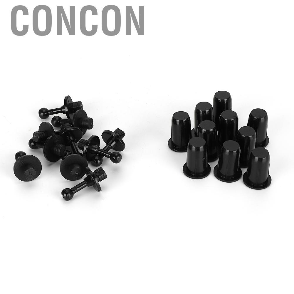 Concon Speakers Fastener  Black 10 Pairs Snap Flexible for Bookshelf