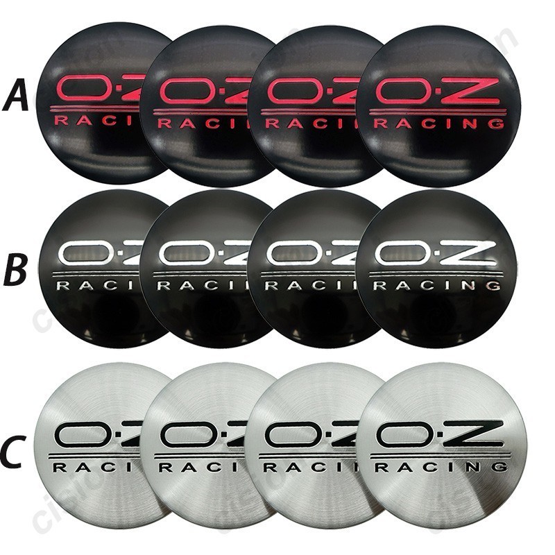 สติกเกอร์ตราสัญลักษณ์โลโก้ OZ O.Z 56 มม. 60 มม. สําหรับ Bora Golf MK5 MK6 413 Superforgiata 4 ชิ้น