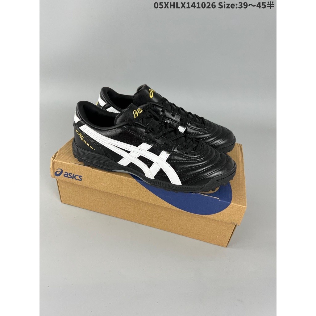 ASICS DS LIGHT C3 FF TF Kangaroo Leather AG รองเท้าฟุตบอล v รองเท้าสั้นสำหรับผู้ชายผู้หญิงรองเท้าเท