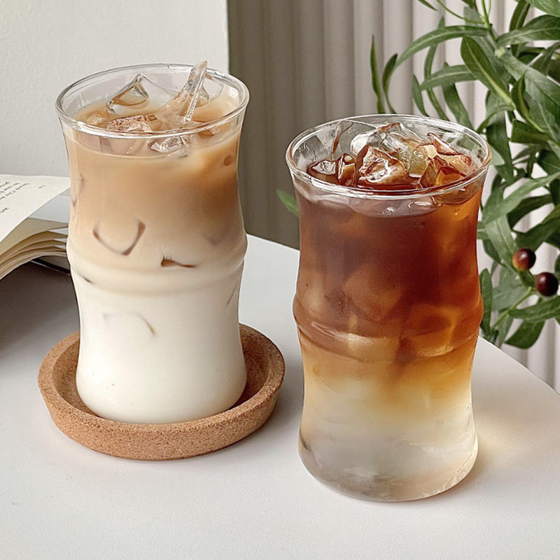 แก้วกาแฟ แก้วน้ำแก้ว แก้วลาเต้ แก้วเครื่องดื่มเย็น แก้วกาแฟ