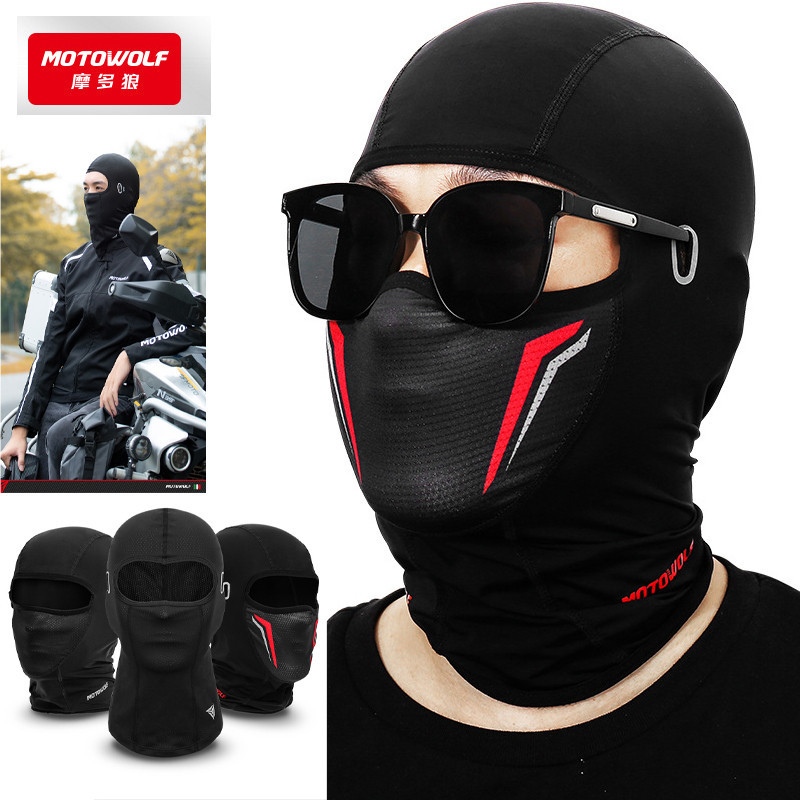 Motowolf หน้ากากหมวกกันน็อค แบบเต็มหน้า ระบายอากาศ ป้องกันแดด เหมาะกับฤดูร้อน สําหรับขี่รถจักรยานยนต์ ออฟโร้ด ขี่จักรยาน กลางแจ้ง สําหรับผู้ชาย