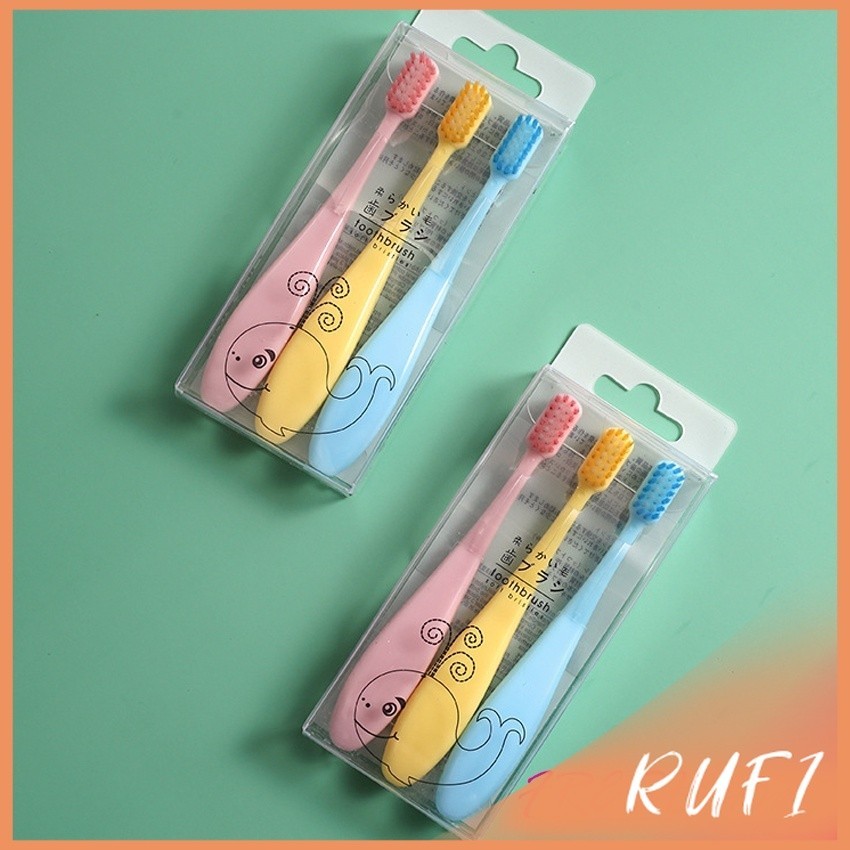 RUFI แปรงสีฟันแม่ลูก แปรงสีฟันญี่ปุ่น ขนนุ่ม Adult and child soft toothbrush - รูปที่ 5
