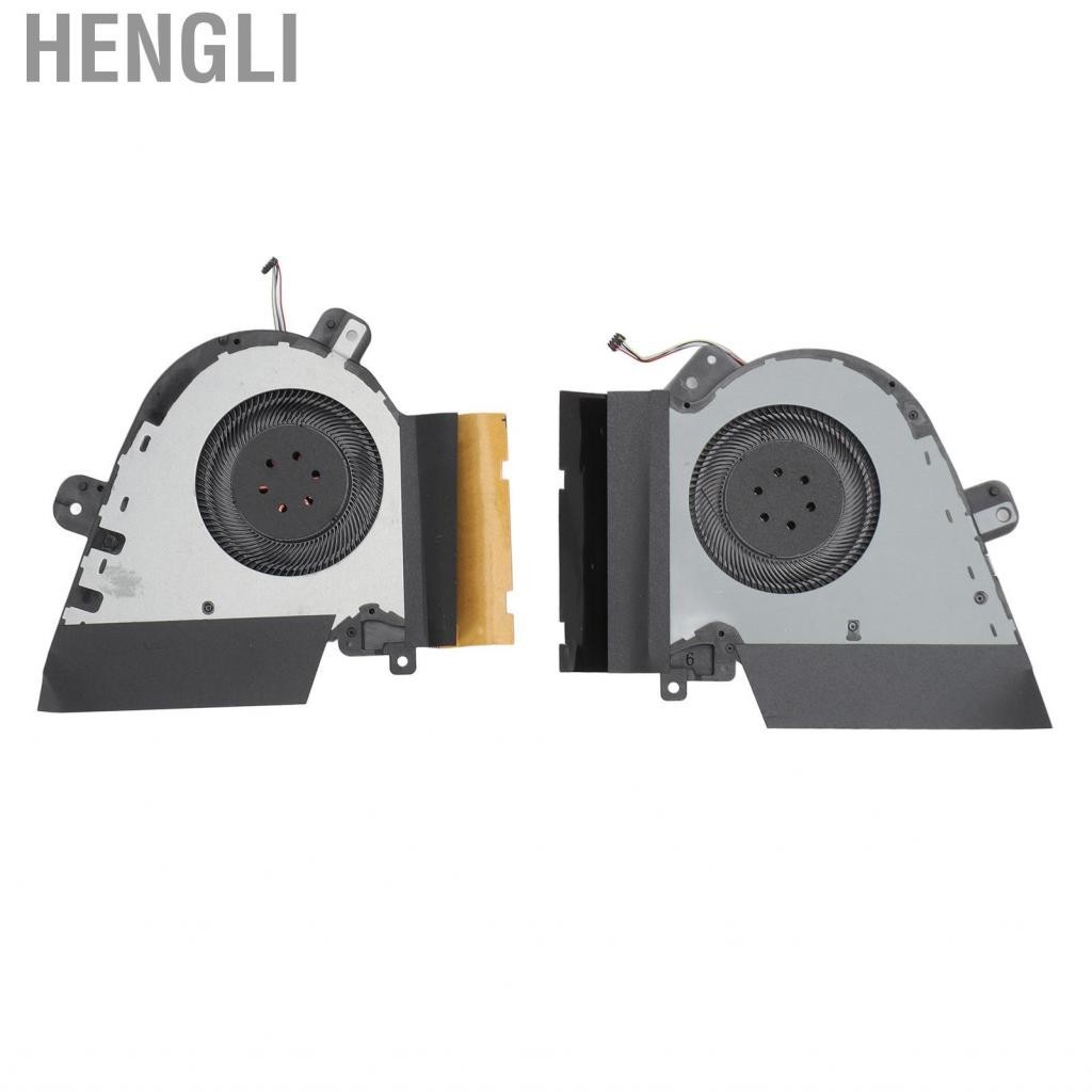 Hengli Laptop Replacement Fan  Enhanced Performance Durable Better Heat Dissipation 4 Pin Power Connector Cooling for Asus ROG Zephyrus GU502 GU505 GU505DU