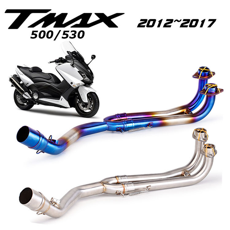 ท่อไอเสียสแตนเลส สําหรับรถจักรยานยนต์ Yamaha Tmax 500 Tmax 530