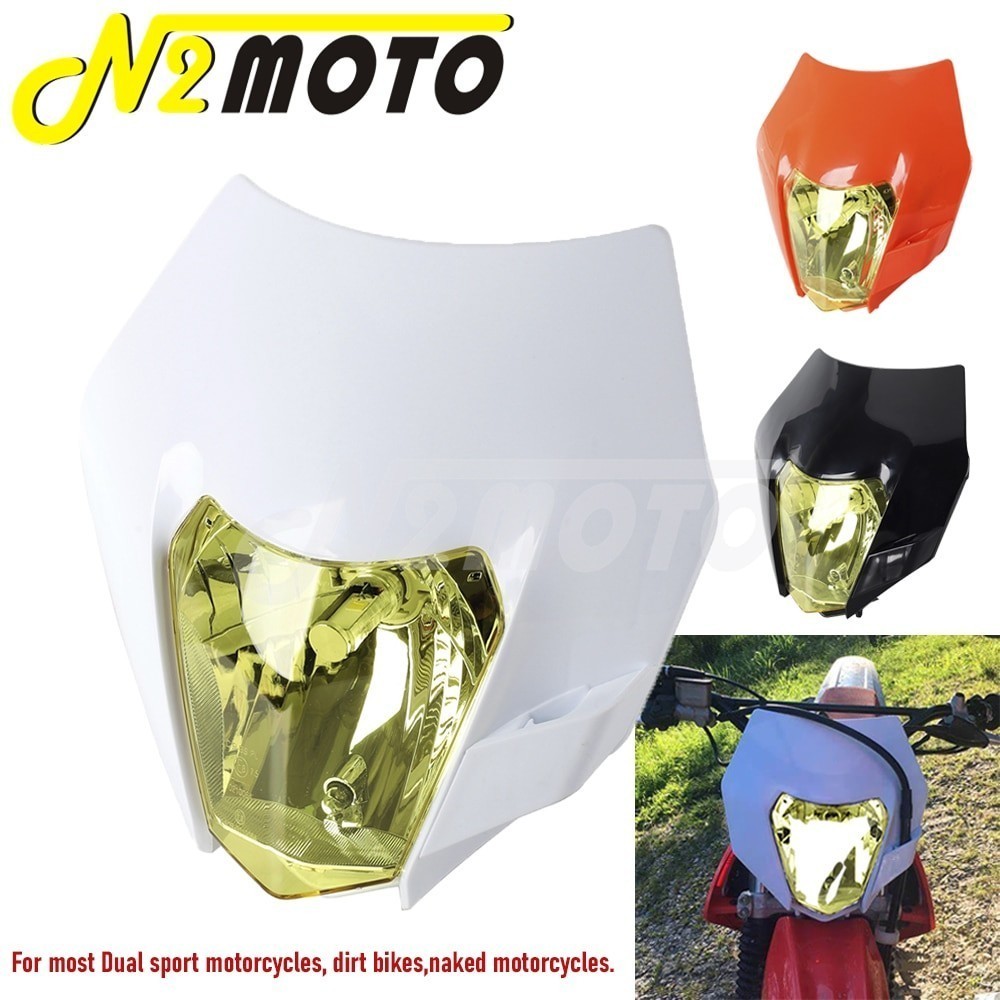 N2 Naked Motorcycle LED Headlight For TC TX TE 125 300 FC FE FX 250 350 450 EXC EXC-F 690 SMC R Dirt