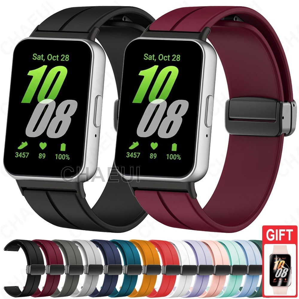 สายนาฬิกาข้อมือซิลิโคน แบบเปลี่ยน สําหรับ Galaxy Fit 3 – โปรปัง