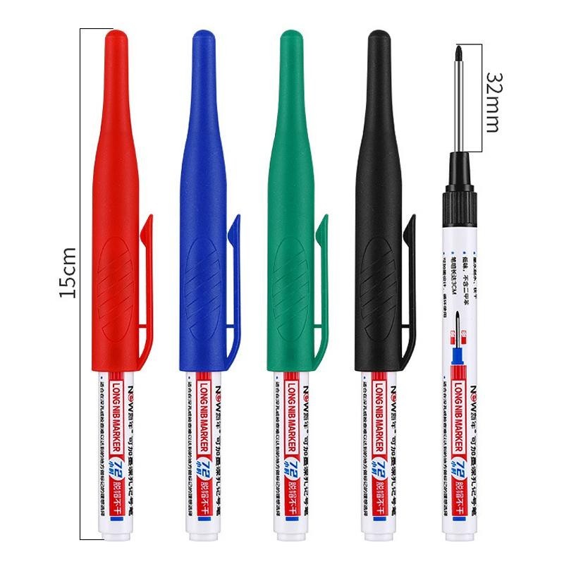 ปากกามาร์กเกอร์ หัวยาว 32 มม. กันน้ํา อเนกประสงค์ สําหรับงานไม้ ห้องน้ํา กระจก กระเบื้อง - รูปที่ 5