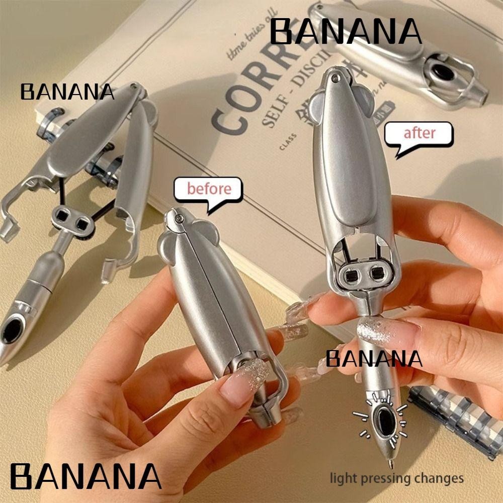 Banana1 ปากกาลูกลื่น หมึกสีดํา 0.5 มม. น่ารัก อุปกรณ์สํานักงาน แปลกใหม่ รูปปลาหมึก อุปกรณ์การเขียน โรงเรียน