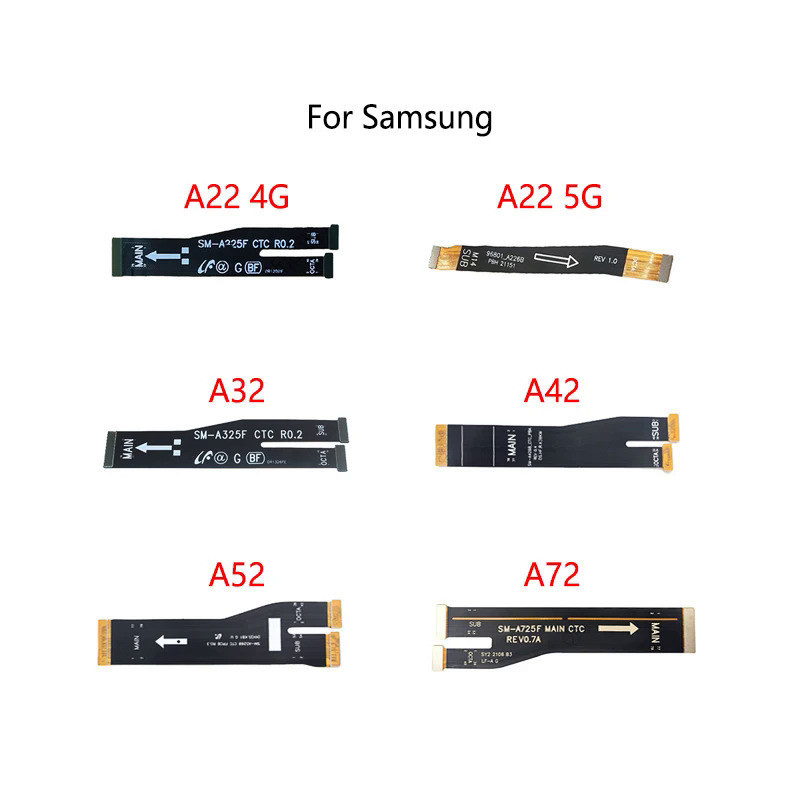 สายเคเบิลเมนบอร์ดเชื่อมต่อหน้าจอ LCD สําหรับ Samsung Galaxy A22 4G A225F 5G A32 A325F A42 A52 A72 A725F