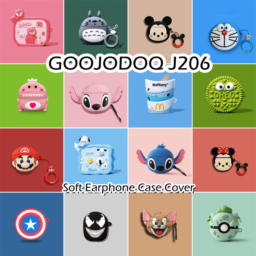 พร้อมส่ง! นําไปใช้กับ GOOJODOQ J206 เคส Case เคสหูฟัง รูปทรงสามมิติน่ารัก  ซิลิโคนนุ่ม เคส เคสหูฟัง NO.2