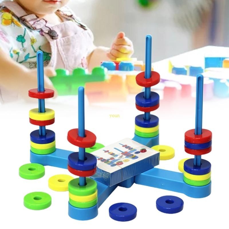 Youn ของเล่นลูกบาศก์แม่เหล็ก 3D เสริมการเรียนรู้เด็ก