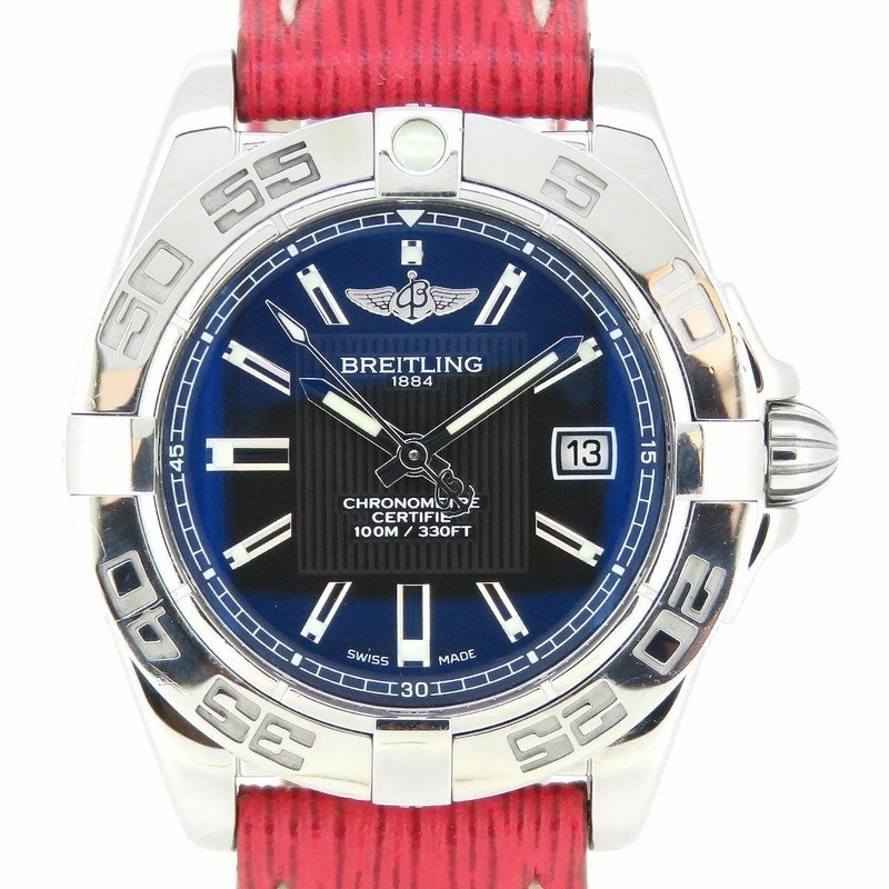 Breitling นาฬิกาข้อมือควอตซ์ ของแท้ สําหรับผู้หญิง A71356