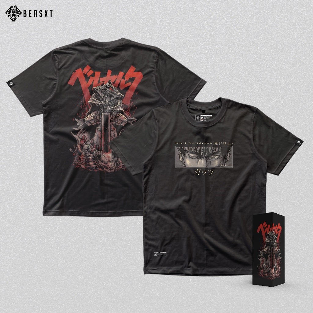 S-5XL เสื้อยืด Berserk (Black Swordsman) Shirt / T Shirt / Short Sleeve S-5XLS-5XL