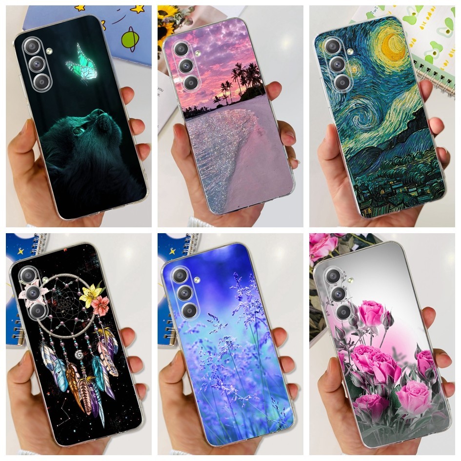 เคสซิลิโคนนิ่ม ลายแฟชั่น สําหรับ Samsung Galaxy A55 A35 A25 A15 2024 Samsung A55 5G