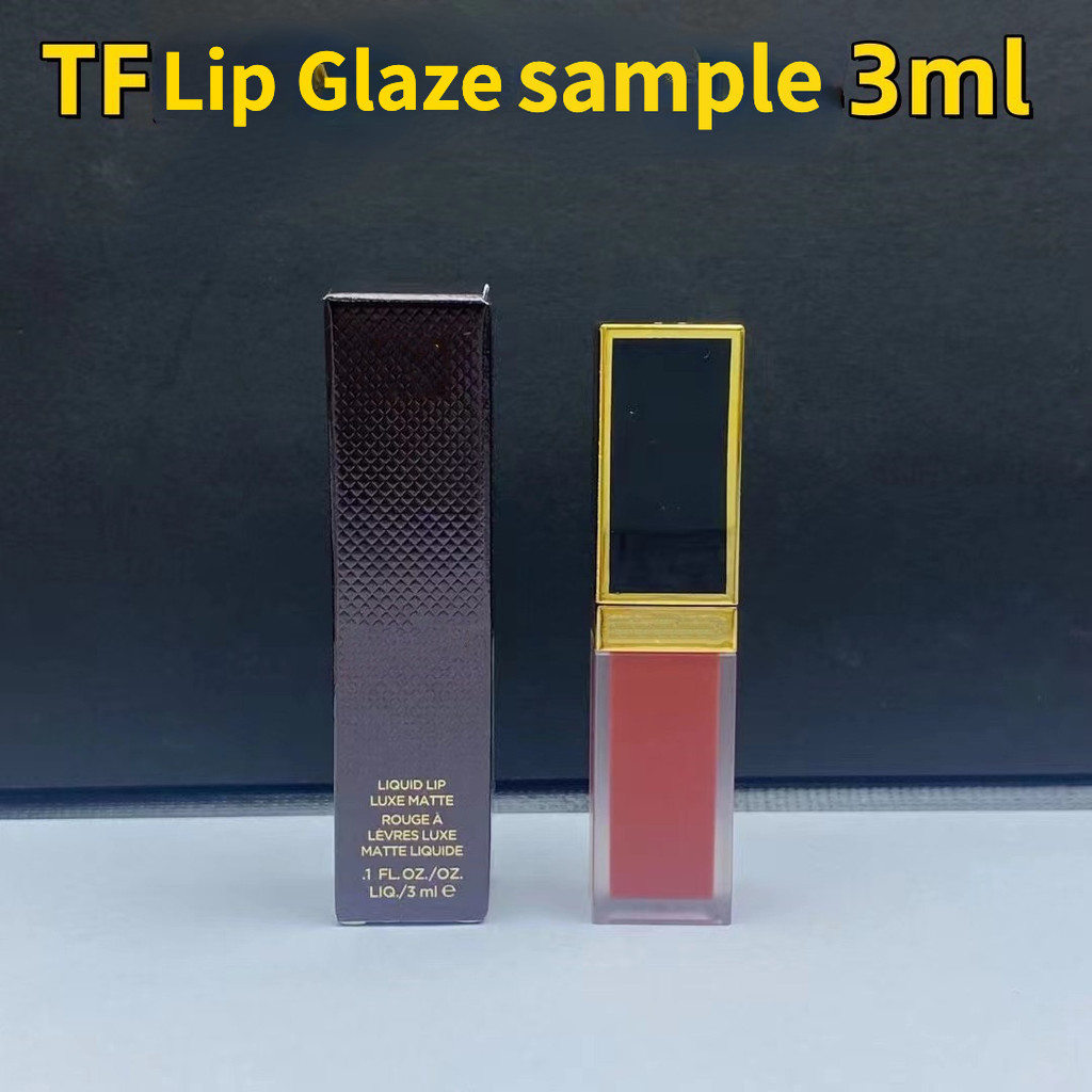 ใหม่ Tom-Ford's ลิปสติก เนื้อแมตต์ สีทอง ดํา 3 มล. ตัวอย่าง 16# 121# 122# 123# 129#