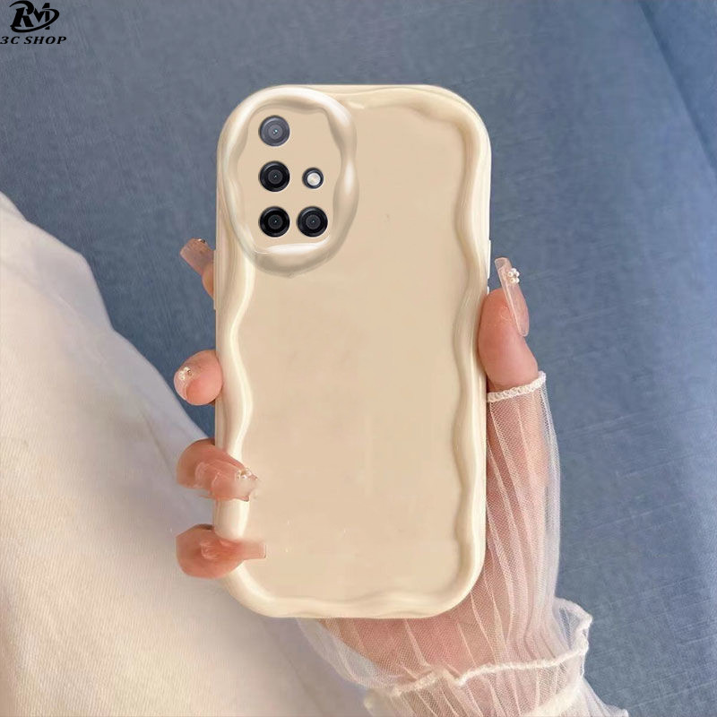 เคสโทรศัพท์มือถือ พิมพ์ลายครีมมี่ สําหรับ Samsung Galaxy A71 A51 A50 A50s A33 A32 A31 A30 A30s A21s A20 A20s A11 A10 A10s A03s A02 A02s M10 M10s M01s 5G 2024