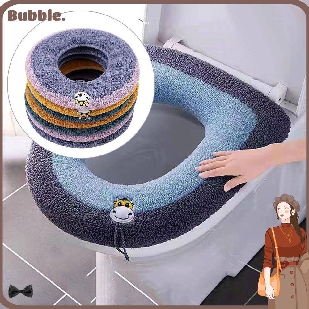 Bubble เบาะรองนั่งชักโครก พร้อมฝาพับ ถอดออกได้ สําหรับห้องน้ํา บ้าน