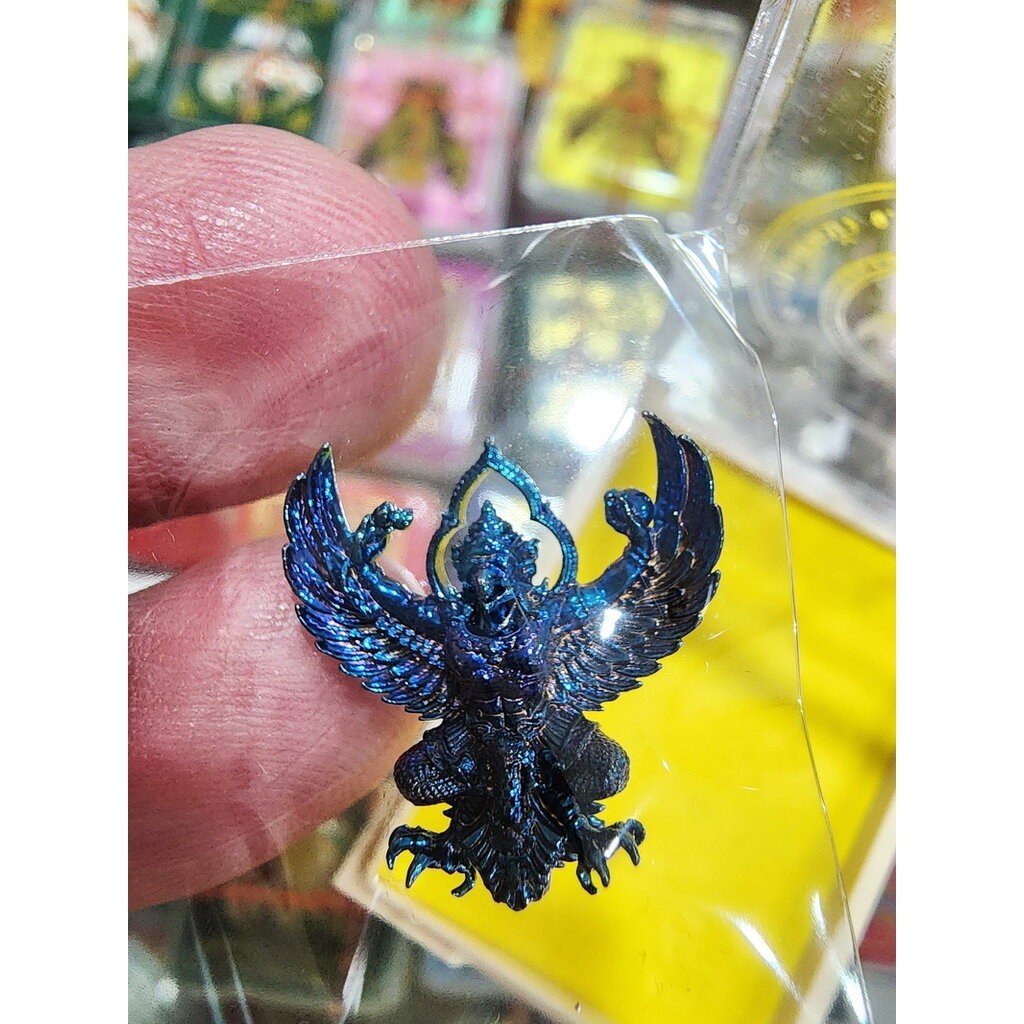 พญาครุฑน้อยเศรษฐี กฐิน 66 วัดครุฑธาราม จ.พระนครศรีอยุธยา ปี 2566 เนื้อมหาชนวนประกายรุ้ง สร้าง 999 อง