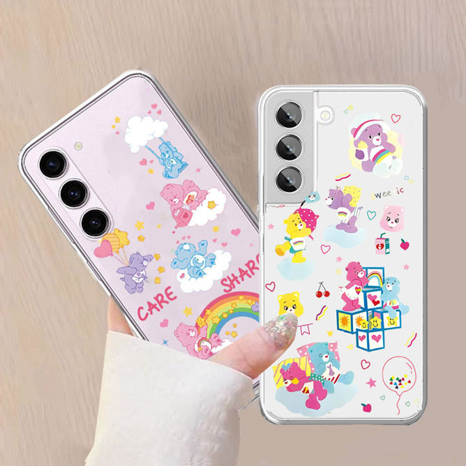เคสใส ลายการ์ตูน น่ารัก For Samsung A55 A15 A25 A35 A05 A05S A14 A24 A34 A54 S24 S23 S22 FE ULTRA Plus เคสโทรศัพท์มือถือ