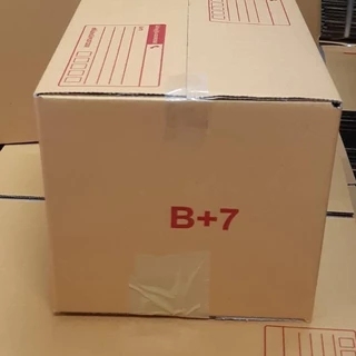 กล่องไปรษณีย์ เบอร์ B+7 กล่องพัสดุฝาชน แพ็ค 20 ใบ หนา 3 ชั้น ราคาส่ง พร้อมส่ง Qbox7 ล็อต 212
