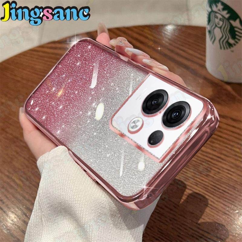 สําหรับOPPO Reno 8Z 7Z 6Z 5G/8T 4G/8 7 6 Pro 5G/8 7 6 5G/8 7 4Gเคสโทรศัพท์Electroplating Gradient Gl