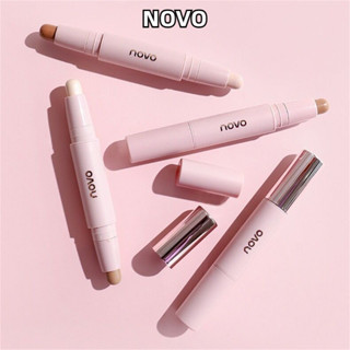 Novo คอนทัวร์สติ๊ก คอนซีลเลอร์ คอนทัวร์ ไฮไลท์จมูก แบบสองด้า…