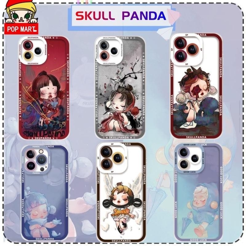 เคสโทรศัพท์มือถือ ซิลิโคนนิ่ม TPU ใส ลายการ์ตูนป๊อป MART SKULLPANDA น่ารัก สําหรับ Samsung Galaxy S20 S21 S22 S23 S24 Plus Ultra S20FE S21FE S23FE