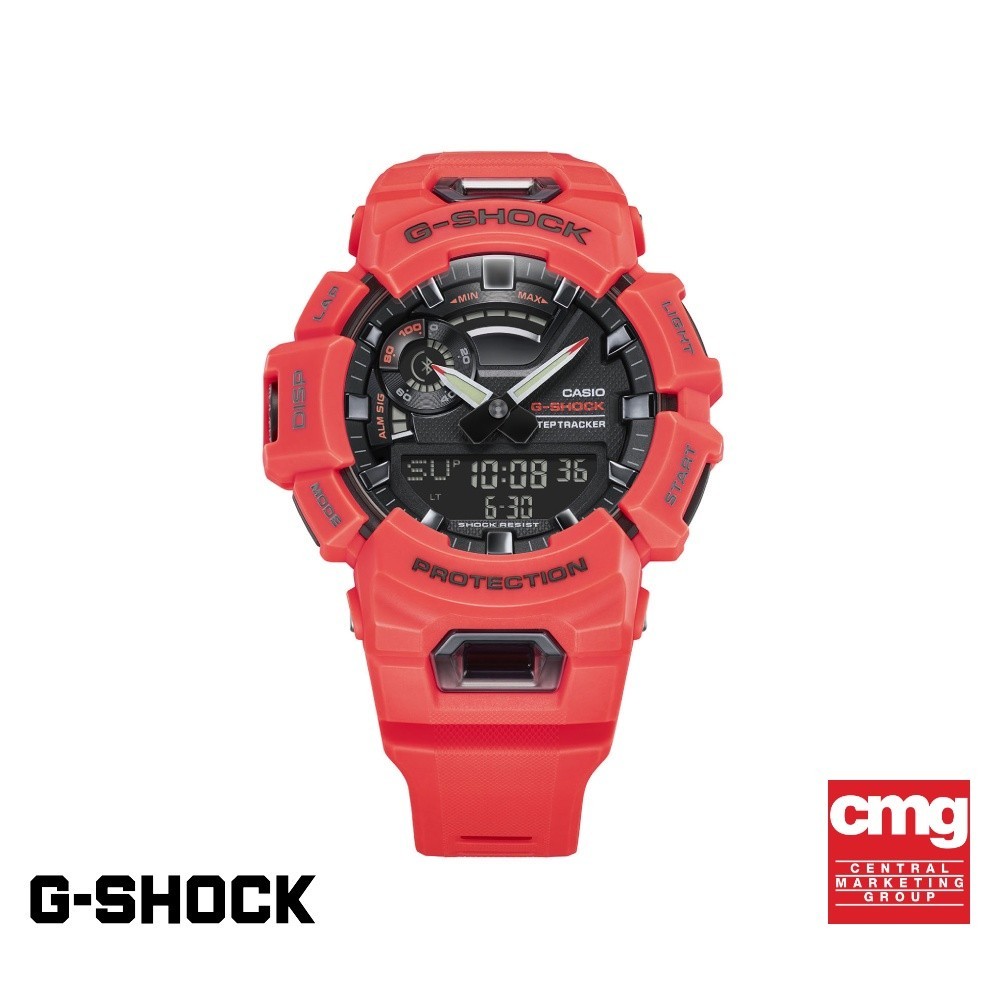 CASIO นาฬิกาข้อมือผู้ชาย G-SHOCK YOUTH รุ่น GBA-900-4ADR วัสดุเรซิ่น สีแดง