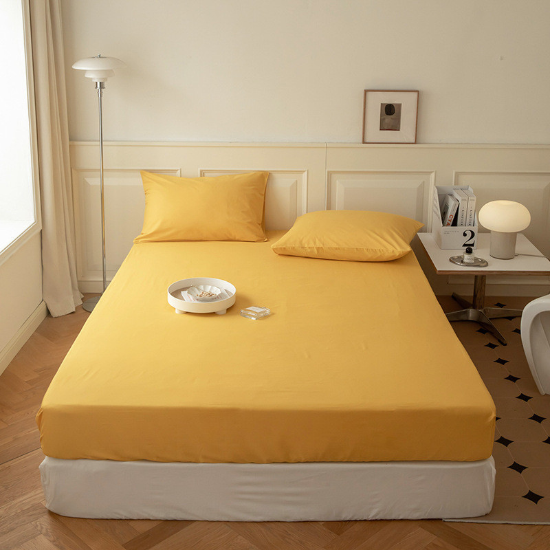 ผ้าปูที่นอน Bedsheet รัดมุม360 ํ ขนาด 6ฟุต/5ฟุต/3.5ฟุต สีล้วน สีพื้น