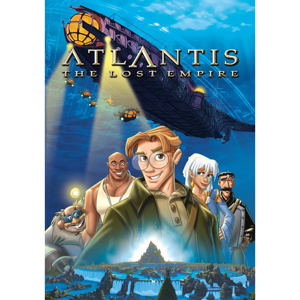 Atlantis The Lost Empire แอตแลนติส ผจญภัยอารยนครสุดขอบโลก (2001) DVD หนัง Cartoon มาสเตอร์ พากย์ไทย