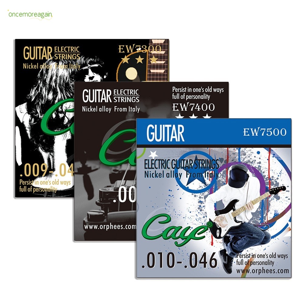 <oncemorg> Orphee Caye EW สายกีตาร์ไฟฟ้า เหล็กคาร์บอนหกเหลี่ยม 10-46 09-46 09-42