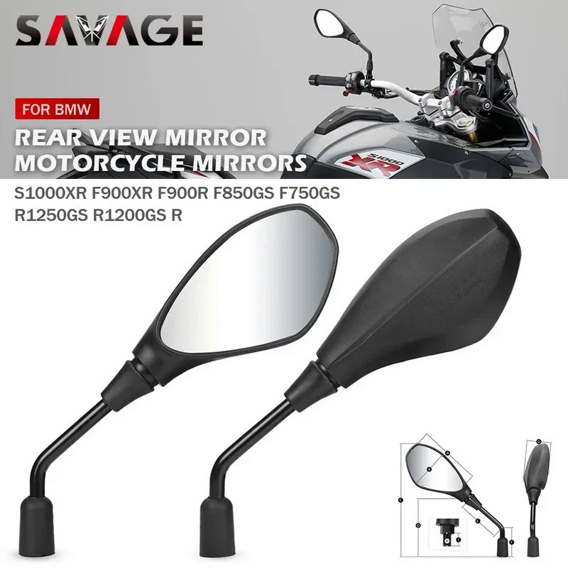 VA Rearview Mirror For BMW R1250 GS R1200 S1000XR F900XR F900R F850GS F750GS R 1250 GS Motorcycle Ac