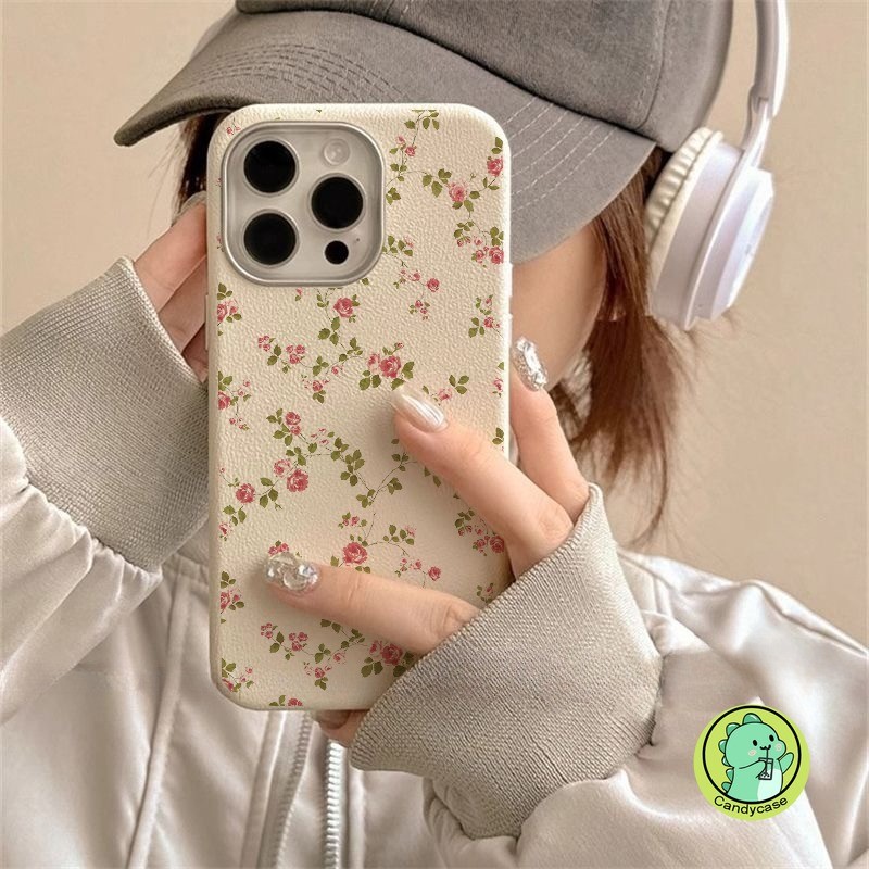 Elegance Rose หนังสําหรับ Samsung Galaxy A36 A16 A06 A05 A05s S25 S24 S23 S22 S21 S20 Plus Ultra FE 