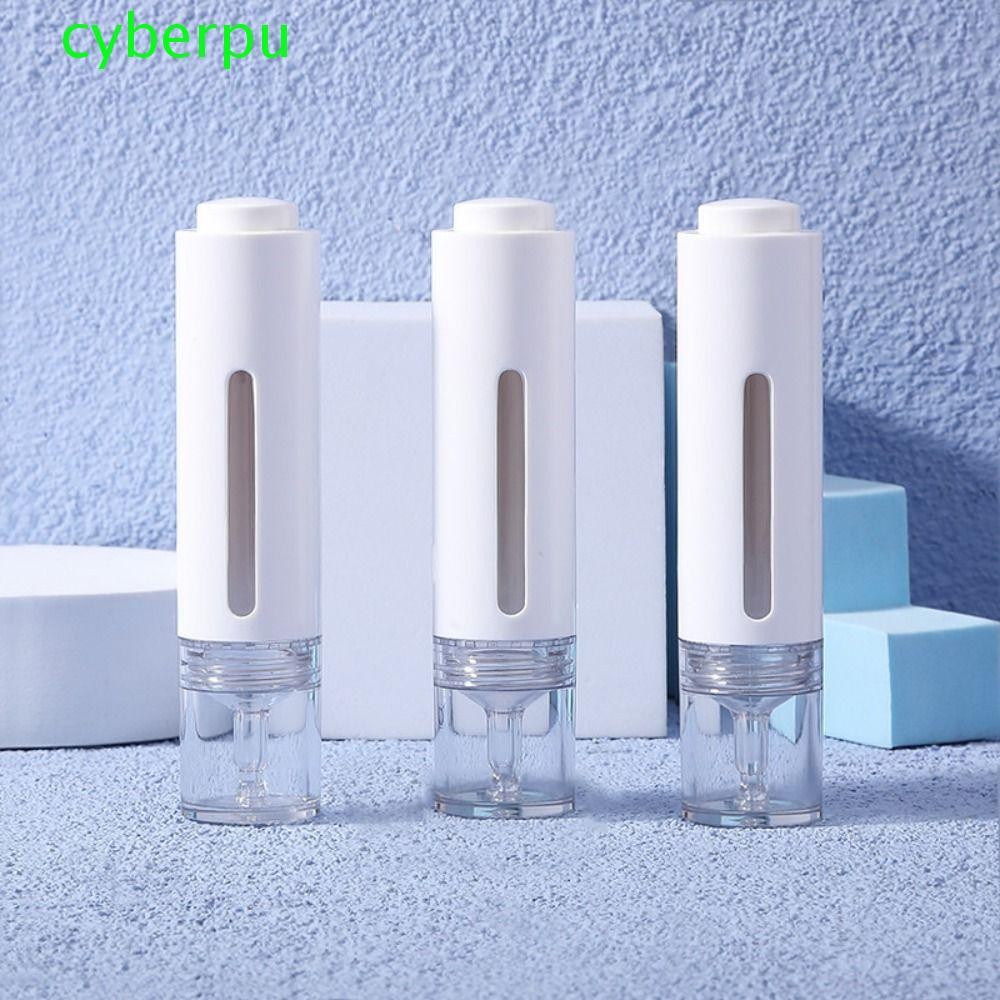 Cyberpullse ขวดครีมบํารุงรอบดวงตา, หัวกดกรดไฮยาลูโรนิกสต็อกน้ํามันหอมระเหยขวดหยด, แบบพกพา Essence Liquid Lotion บรรจุขวดน้ําพลาสติกหลอดเข็มผู้หญิง