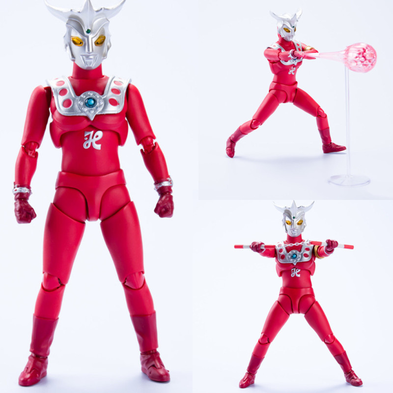 ของเล่นโมเดลฟิกเกอร์เคลื่อนไหว KO Ultraman Leo SHF รุ่นฟื้นฟู Leo Showa Ultraman Six Brothers