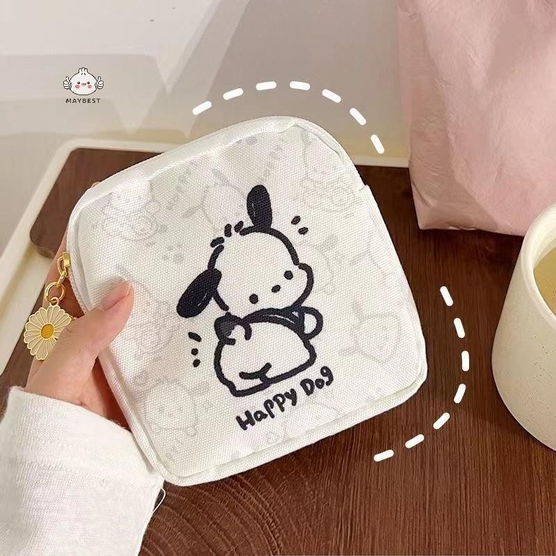 {maybest} Kawaii Pochacco ผ้าอนามัยเก็บสาวน่ารักนักเรียนระยะเวลาสรีรวิทยาสุขาภิบาลแบบพกพาผ้ากระเป๋าของขวัญ {TH}
