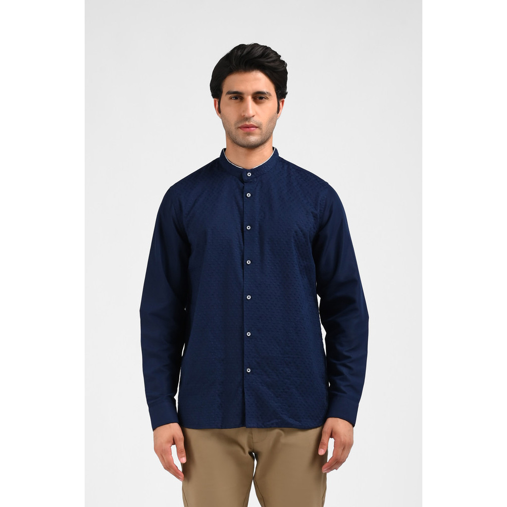 KEMEJA MOC เสื้อเชิ้ตแขนยาวผู้ชาย Koko BORACAY-NAVY