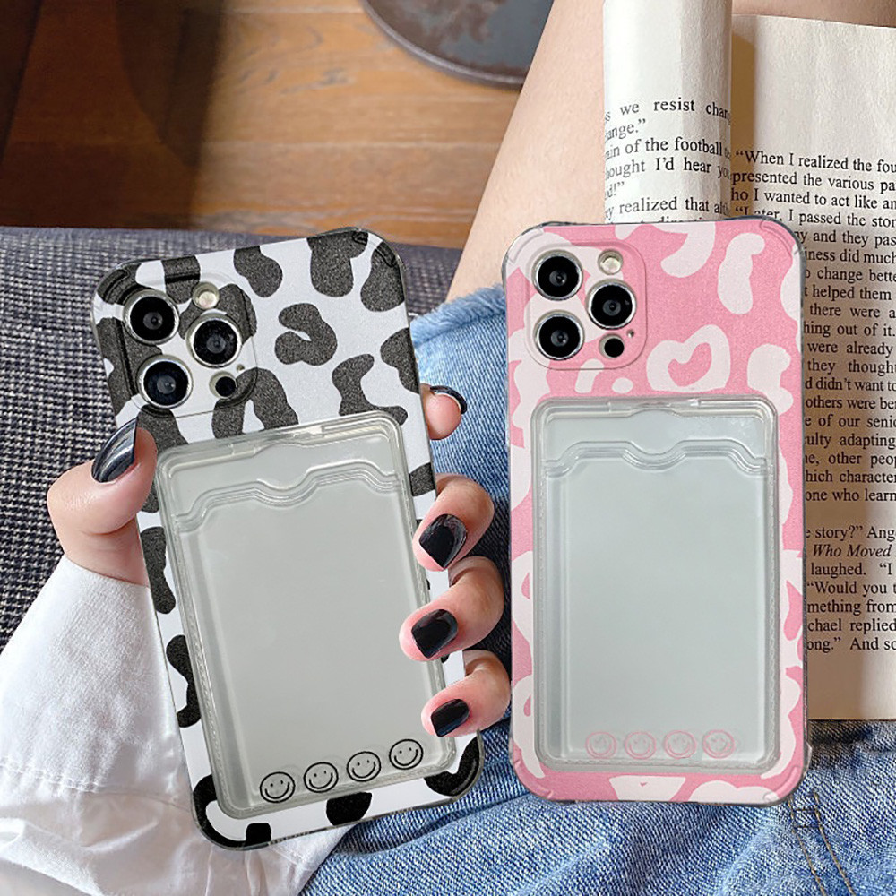 Leopard กระเป๋าใส่บัตร กรณี for Samsung A55 A54 5G A53 A52 A51 A50 A35 A34 A33 A32 A13 S23 S24 Ultra S22 Plus S21 FE S20