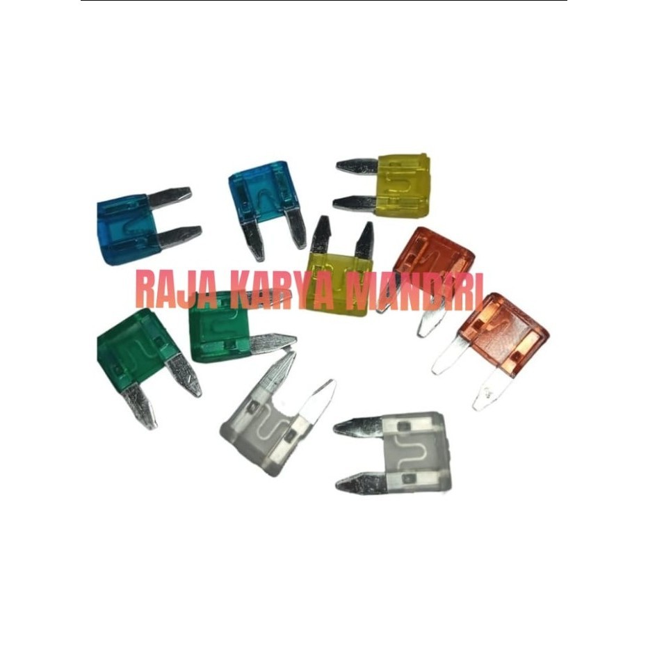MINI FUSE PLUG FUSE DX MINI 10A 15A 20A 25A 30A/ชิ้น
