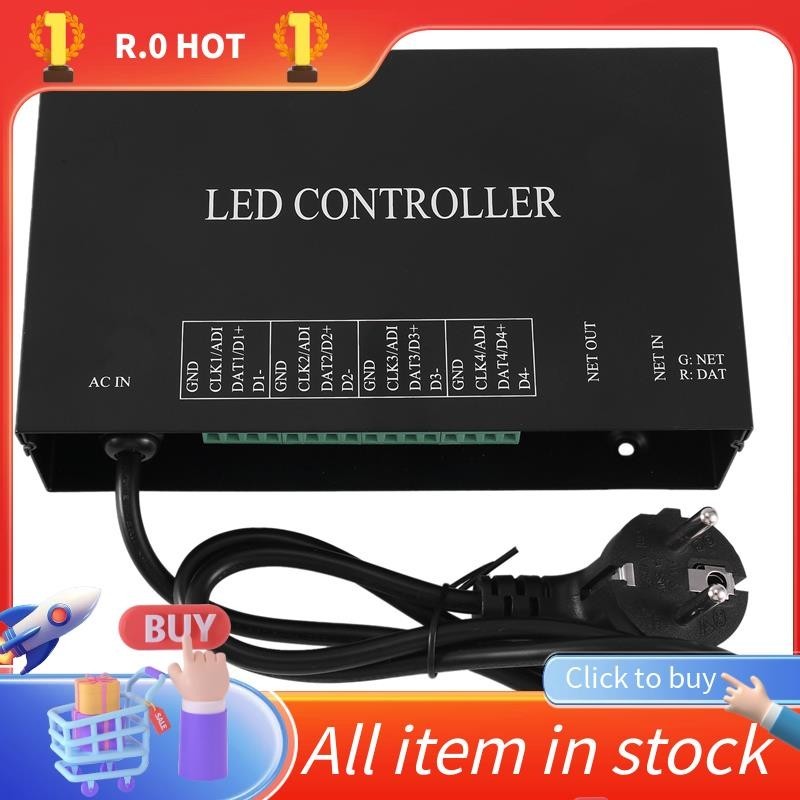 H802RA 4 พอร์ต (4096 พิกเซล) Artnet Controller DMX Artnet Controller WS2801 WS2811 Artnet Madrix Pix