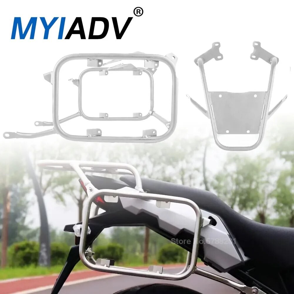 MY For Honda CB500X CB400X 2019 2020 2021 2022 Stainless Steel Luggage Rack Motorcycle Saddlebag Panniers Trunk Top Case