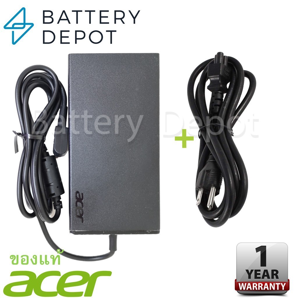 สายชาร์จโน๊ตบุ๊ค Acer Adapter ของแท้ Nitro 5 AN515-51 AN515-52 AN515-44 AN515-54 AN515-55 / AN515-42 AN515-43 135w 5.5