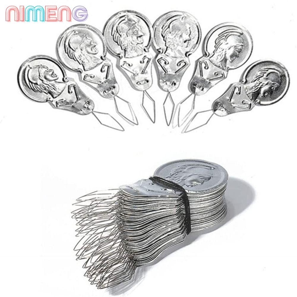NIMENG 200 ชิ้นเข็ม Threader DIY เย็บปักถักร้อยแทรกผู้นําลวดเย็บ