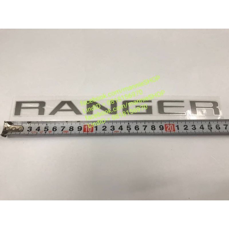 สติ๊กเกอร์3D สติ๊กเกอร์แบบดั้งเดิม ติดมุมท้ายรถ FORD RANGER ปี 2016 ฟอร์ด เรนเจอร์ sticker ติดรถ แต่งรถ