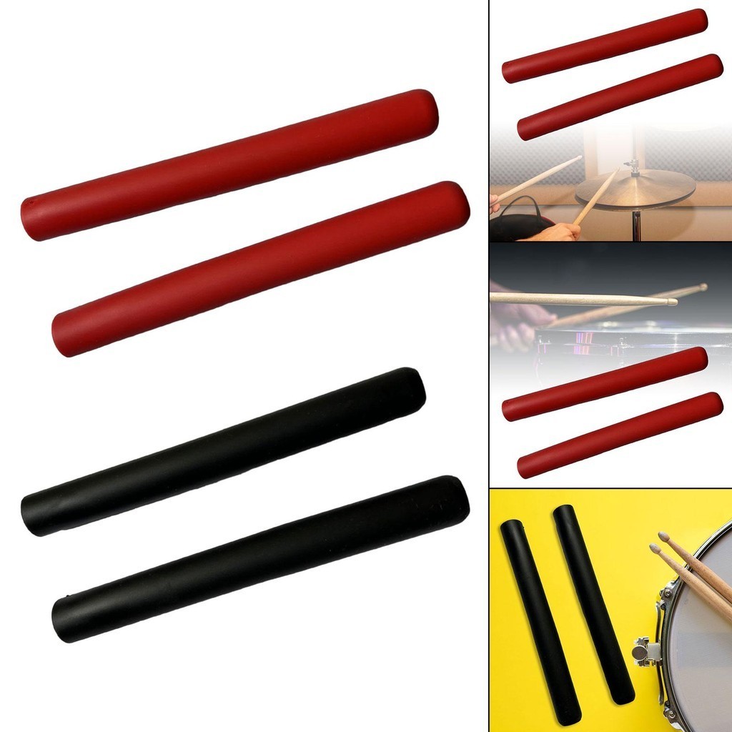 [Whgirld8] ปลอกไม้ตีกลอง แบบพกพา อุปกรณ์เสริม สําหรับเด็ก และผู้ใหญ่ 2 ชิ้น