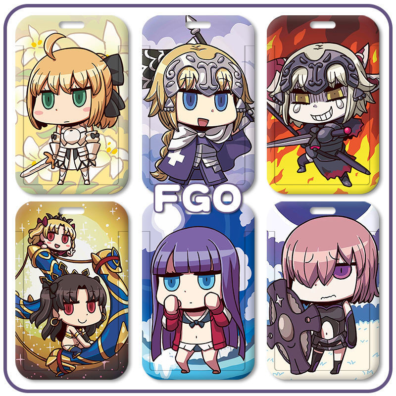 Fate Destiny Crown Designated FGO Card Holder Student Campus Card Meal Card Busway Card Hanging Neck